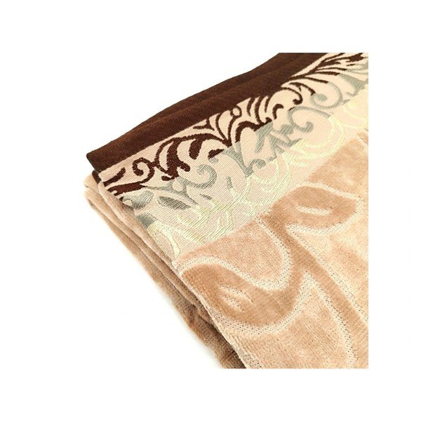 Кафява памучна хавлиена кърпа 70x140 cm Skyline – JAHU collections-image-1