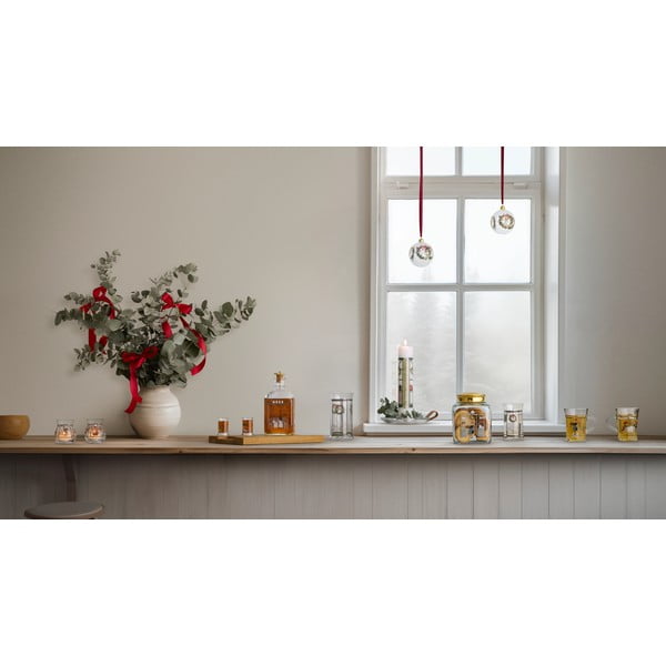 Свещ с коледен мотив с време на горене 56 часа Holmegaard Christmas – Holmegaard-image-3