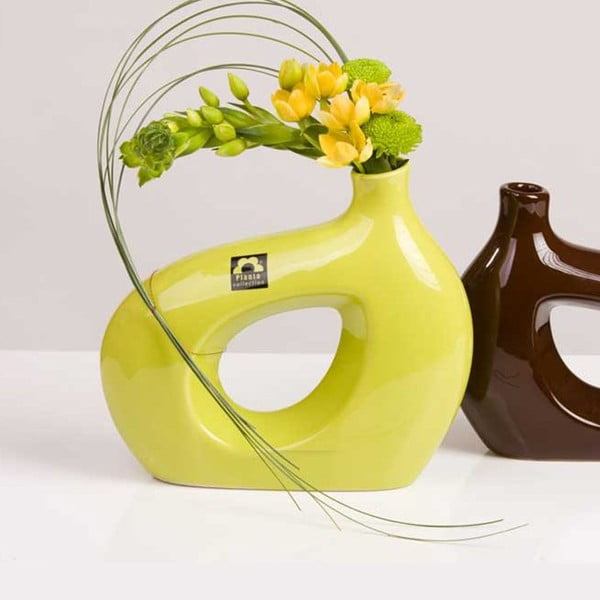 Váza Marna 18 cm, zelená