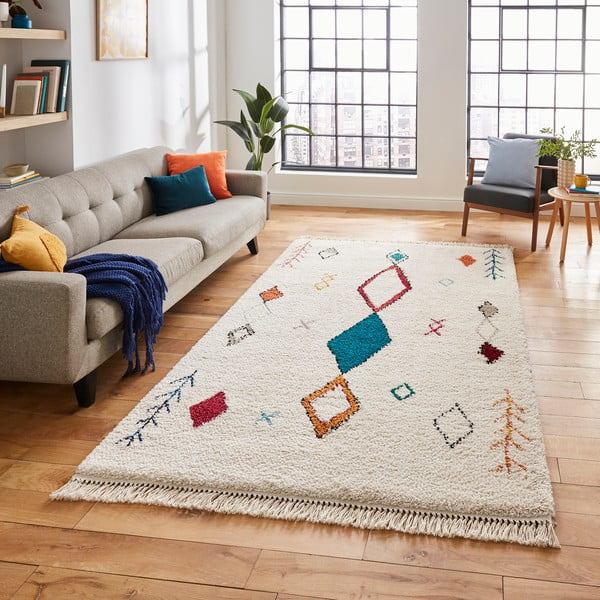 Бежов килим 170x120 cm Boho - Think Rugs-image-1