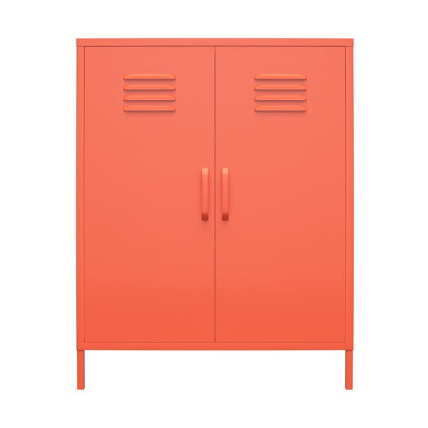 Оранжев метален шкаф , 80 x 102 cm Cache - Novogratz