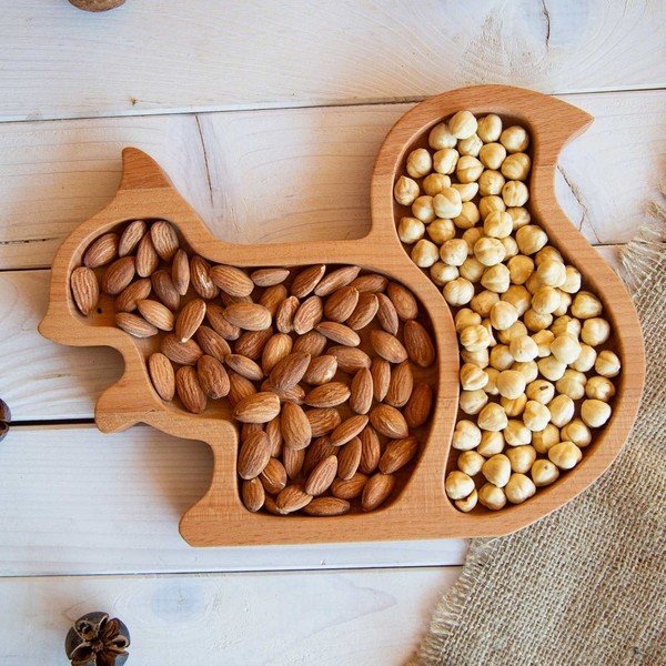 Дървен поднос 20x28 cm - Hermia-image-1