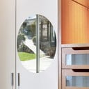 Огледален самозалепващ се стикер Овал, 42 x 27 cm - Ambiance