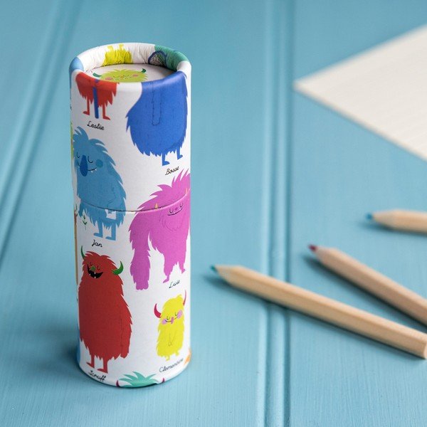 Комплект от 12 мини пастела Monsters Of The World - Rex London-image-1