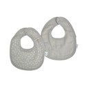 Сиви муселинови детски лигавници 2 броя – Bébé Douceur