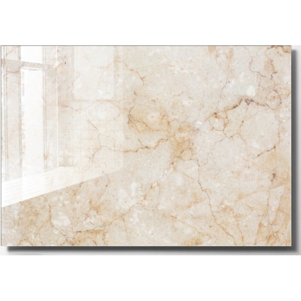Картина върху стъкло 70x50 cm Marble - Wallity