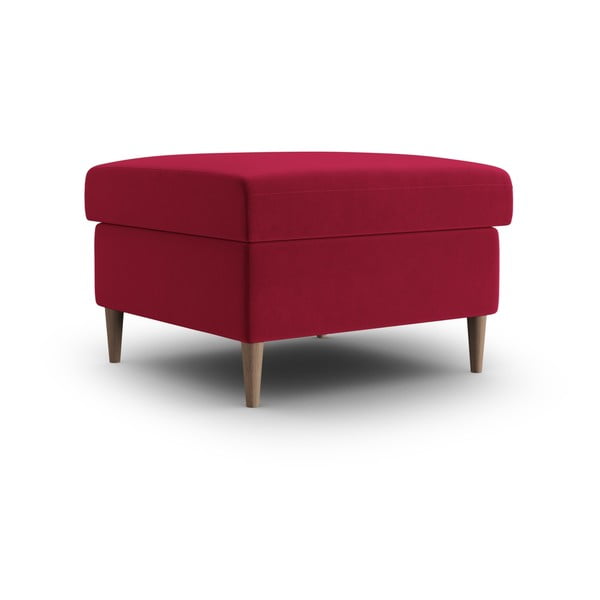 Червена кадифена табуретка Kyoto – Cosmopolitan Design-image-1