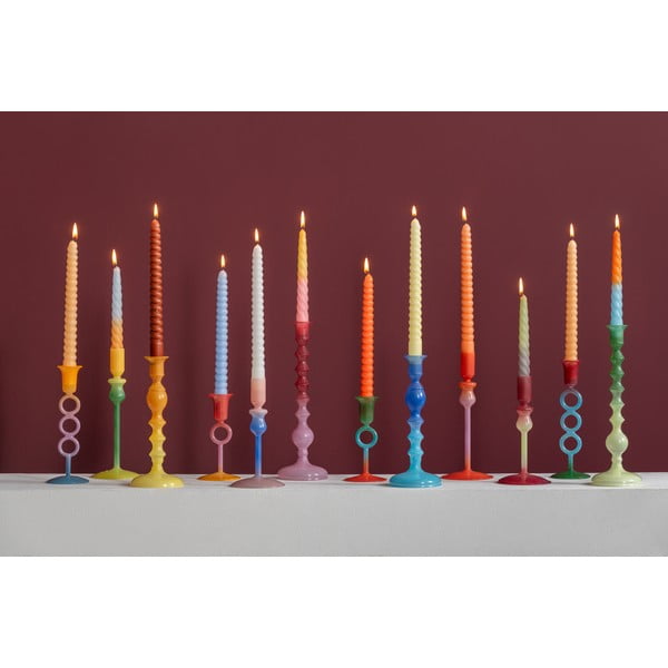 Стъклен свещник Duo Colores – PT LIVING-image-4