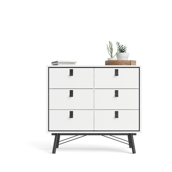 Бял скрин , 102 x 95 cm Ry - Tvilum-image-4