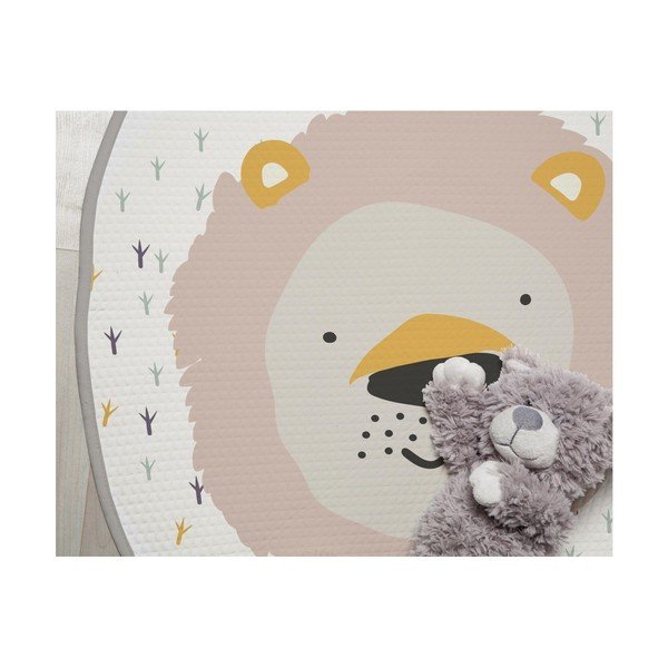 Детски килим Lion, ⌀ 120 cm - Little Nice Things-image-1