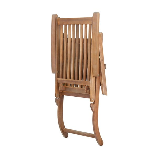 Bílé  zahradní lehátko z akátového dřeva SOB Garden-image-2