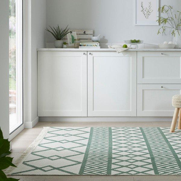 Зелен килим 160x230 cm Teo - Flair Rugs-image-1