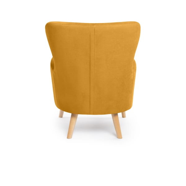Кресло в цвят горчица Noemye – Bonami Selection-image-4