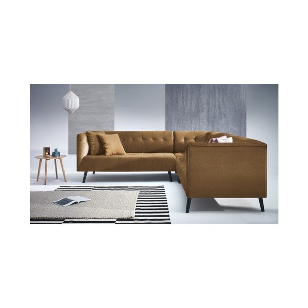 Кафяв ъглов диван Париж - Bobochic Paris-image-3