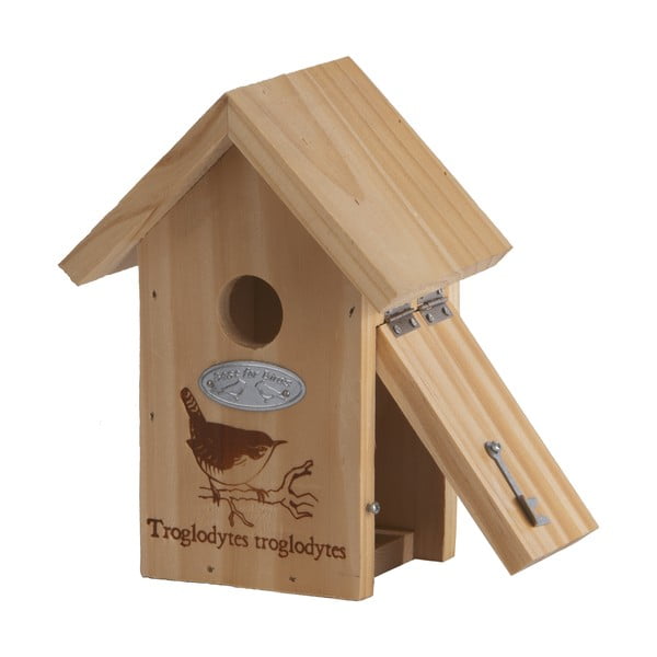 Къщичка за птици от масивен бор Troglodytes - Esschert Design-image-3