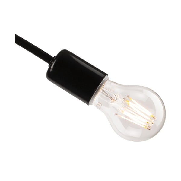 Черно осветително тяло за таван без абажури 36x36 cm Camilla – LAMKUR-image-4