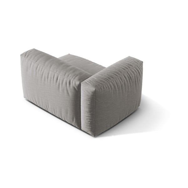 Светлосив модул за диван (ляв ъгъл) Martina – Micadoni Home-image-2