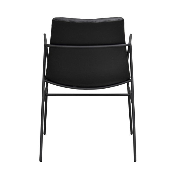 Черен трапезен стол с тапицерия от изкуствена кожа Huntingbay Huntington - Rowico-image-4