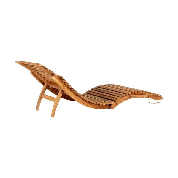 Градински шезлонг от тиково дърво Arrieta - House Nordic-image-4