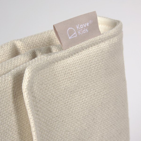 Бяла подложка за смяна за пътуване от органичен памук Jeila - Kave Home-image-3