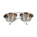 Комплект купички с основа от неръждаема стомана ø 21 cm  Dog Fantasy – Plaček Pet Products
