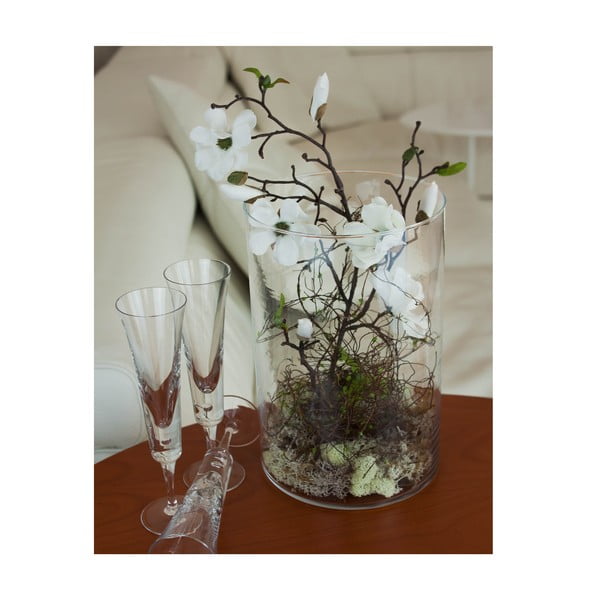 Květinová dekorace od Aranžérie, bílá magnólie ve váze-image-4