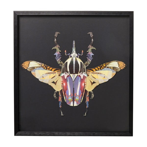 Картина в рамка "Бръмбар", 60 x 60 cm Art Beetle - Kare Design