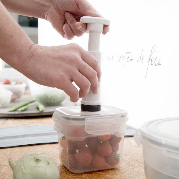 Комплект от 4 кутии за съхранение на храна и вакуумна помпа Flavia - Compactor-image-1