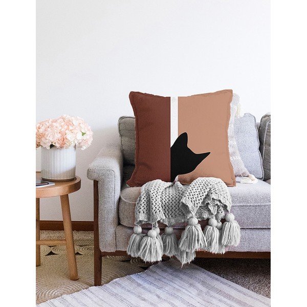 Калъфка за възглавница от памучна смес Коте, 55 x 55 cm - Minimalist Cushion Covers-image-2