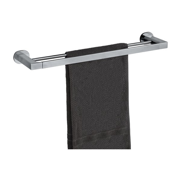 Самозадържаща се поставка за кърпи от неръждаема стомана в блестящо сребро Maribor - Wenko-image-3