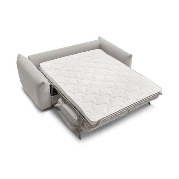 Светлосив сгъваем диван 214 cm Ernest – Bobochic Paris-image-4