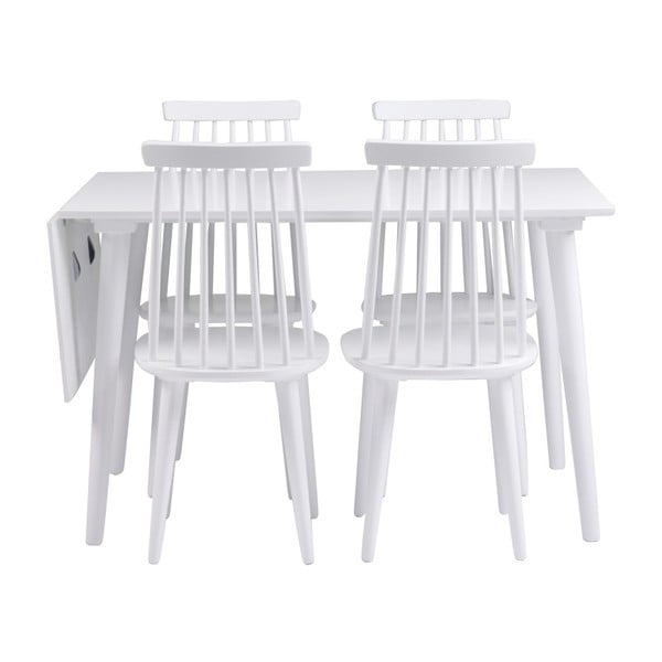 Бяла маса за хранене Lotte Leaf, 120 x 80 cm Lotta - Rowico-image-4