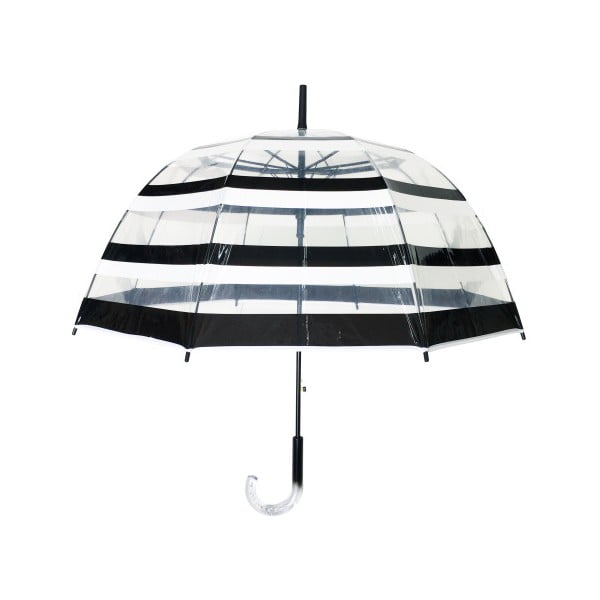 Прозрачен ветроустойчив чадър за блясък Birdcage Stripes, ⌀ 85 cm - Ambiance