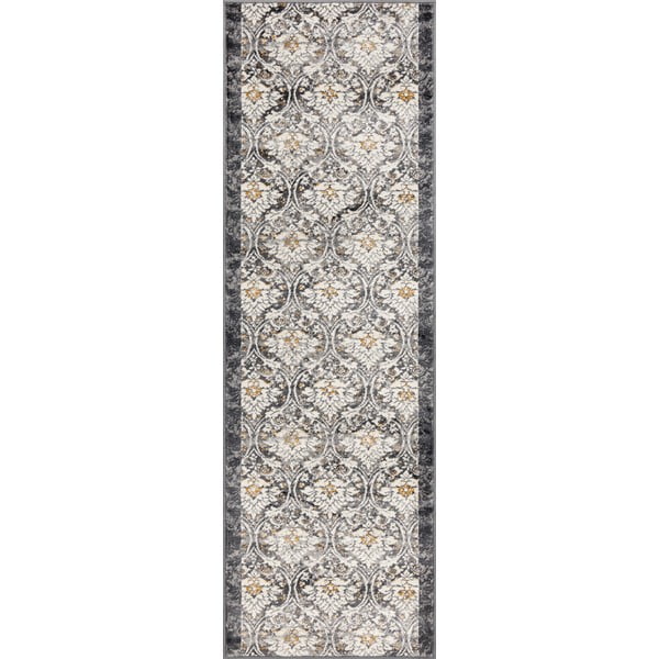 Пътека в цвят слонова кост и тъмносиво 80x250 cm Soft Viskan – FD