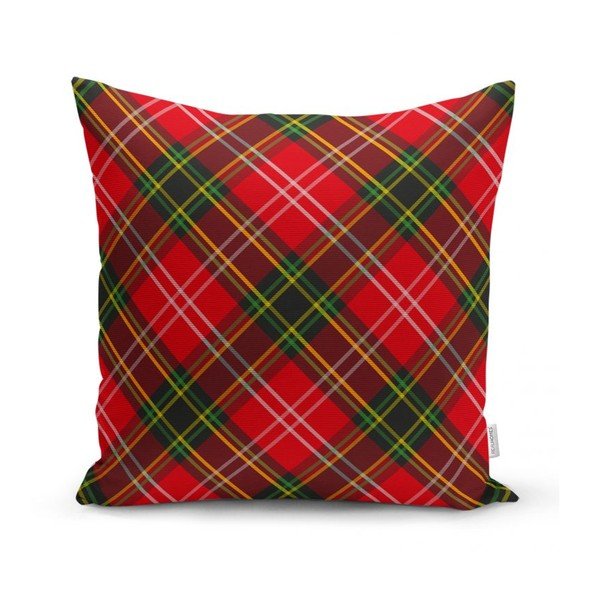 Комплект от 4 коледни калъфки за възглавници и покривка за маса Nordic Knit - Minimalist Cushion Covers-image-1