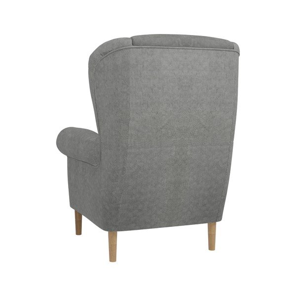 Светлосиво кресло крило Swan – Ropez-image-2