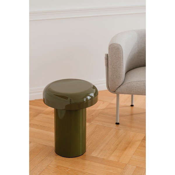 Стоманена кръгла странична масичка ø 40 cm Miko – noo.ma-image-1