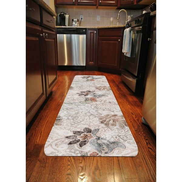 Бежова пътека подходяща за пране 58x240 cm Vintage Garden – Oyo Concept-image-3