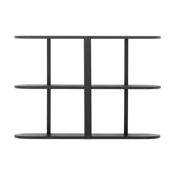 Черен на няколко нива стенен рафт 80 cm Vicente – Bloomingville