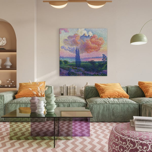 Картина 80x80 cm The Pink Gold – Styler-image-1