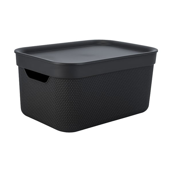 Пластмасова кутия за съхранение с капак Deco - Rotho-image-2