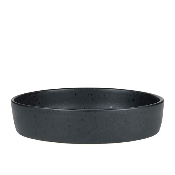 Черна керамична купа за сервиране Basics Black, ⌀ 28 cm Stentøj - Bitz