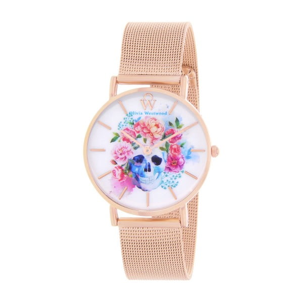 Dámské hodinky s řemínkem ve světle růžové barvě Olivia Westwood Kulo
