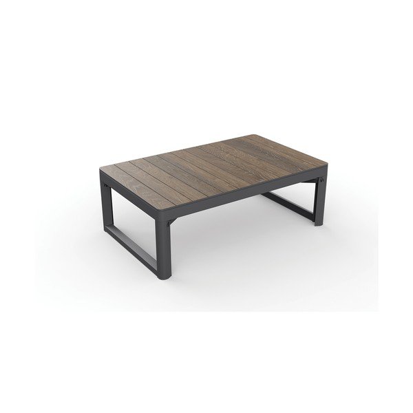 Градинска масичка за кафе от декор от орех 71,5x116 cm Lyon – Keter