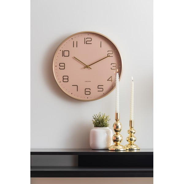 Стенен часовник ø 40 cm Elegance Glow – Karlsson-image-1