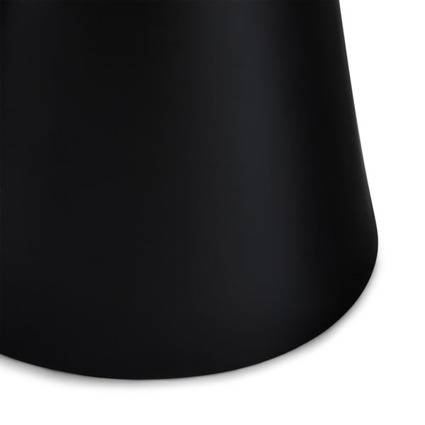 Черна/тъмносива масичка за кафе с плот от имитация на мрамор ø 60 cm Tango – Furnhouse-image-2