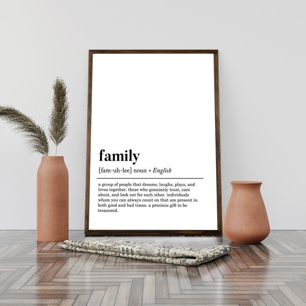 Картина 50x70 cm Family – Wallity-image-3