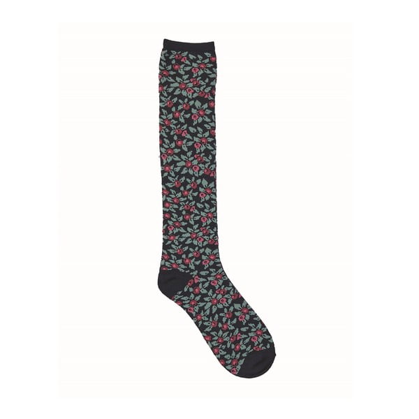 Ponožky do holínek Plum Floral