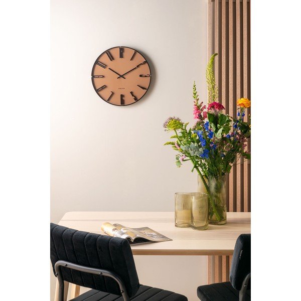 Светлокафява стъклена ваза Wave, височина 18 cm Allure Wave - PT LIVING-image-1