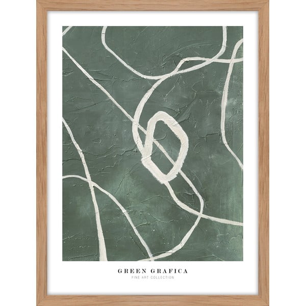 Картина 32x42 cm Green Grafica   – Malerifabrikken